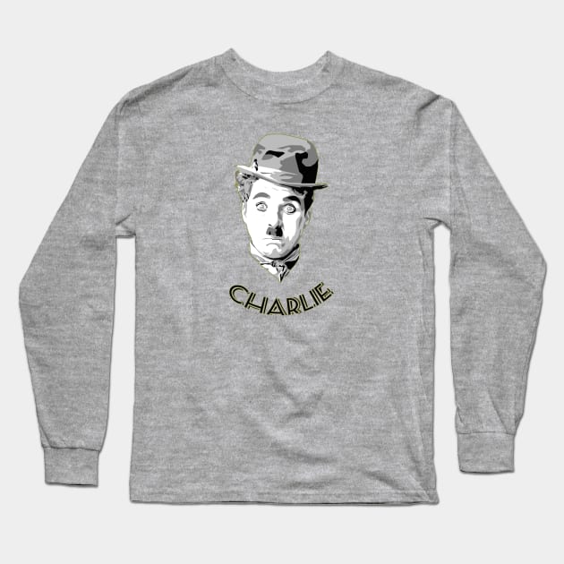 Charlie Long Sleeve T-Shirt by FieryWolf